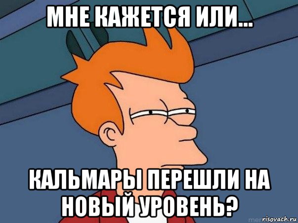 мне кажется или... кальмары перешли на новый уровень?, Мем  Фрай (мне кажется или)