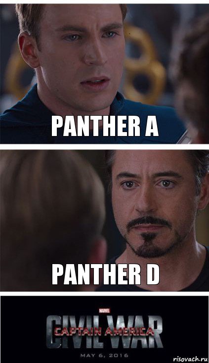 Panther A Panther D, Комикс   Гражданская Война