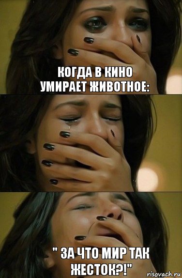 когда в кино умирает животное: " ЗА ЧТО МИР ТАК ЖЕСТОК?!"