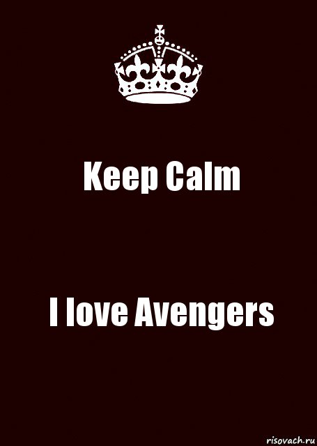 Keep Calm I love Avengers, Комикс keep calm