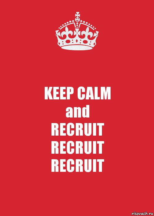 KEEP CALM
and
RECRUIT
RECRUIT
RECRUIT, Комикс Keep Calm 3