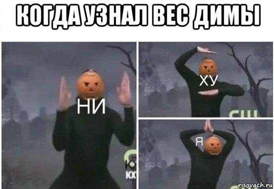 когда узнал вес димы , Мем  Ни ху Я