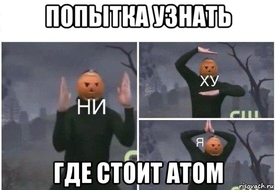 попытка узнать где стоит атом, Мем  Ни ху Я