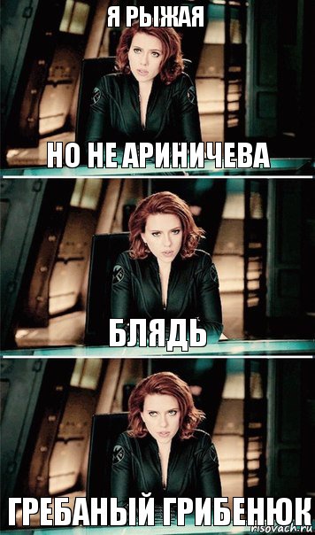 я рыжая но не ариничева  блядь  гребаный грибенюк, Комикс Ну ок че