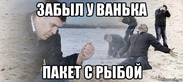 забыл у ванька пакет с рыбой