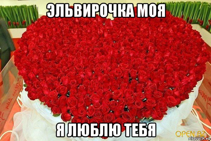 эльвирочка моя я люблю тебя