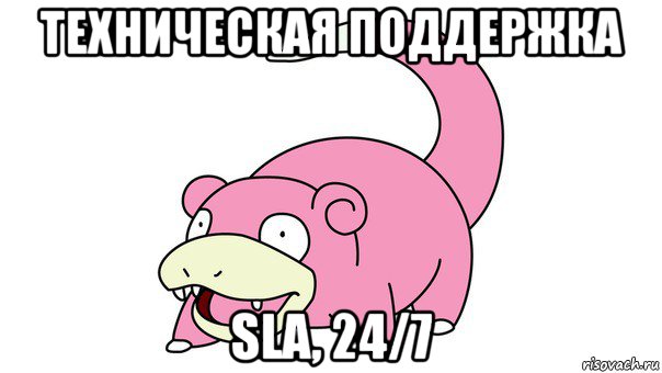 техническая поддержка sla, 24/7