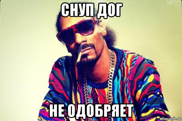 снуп дог не одобряет