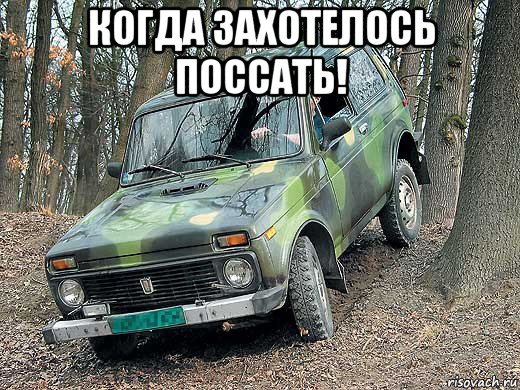 когда захотелось поссать! 