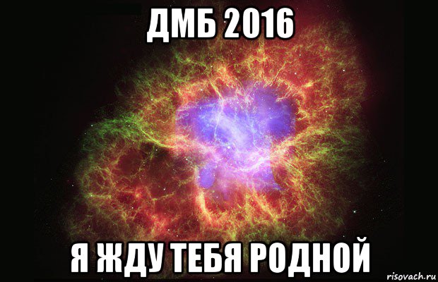 дмб 2016 я жду тебя родной, Мем Туманность