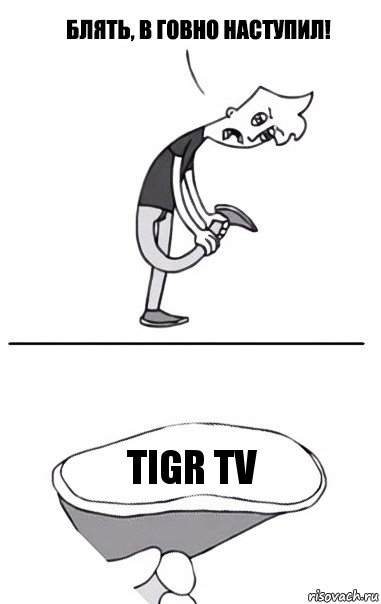 Tigr TV, Комикс В говно наступил