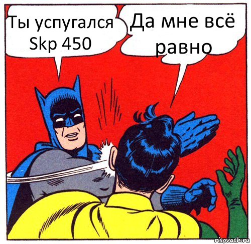 Ты успугался Skp 450 Да мне всё равно, Комикс Бэтмен бьет Робина