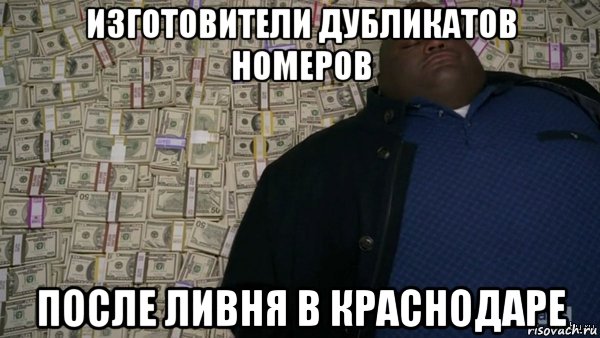 изготовители дубликатов номеров после ливня в краснодаре
