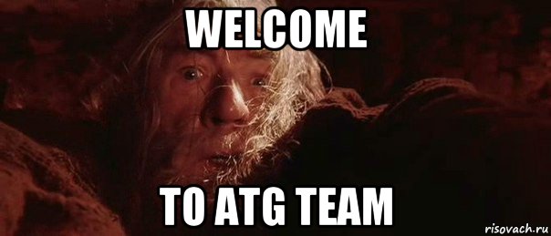 welcome to atg team, Мем бегите глупцы