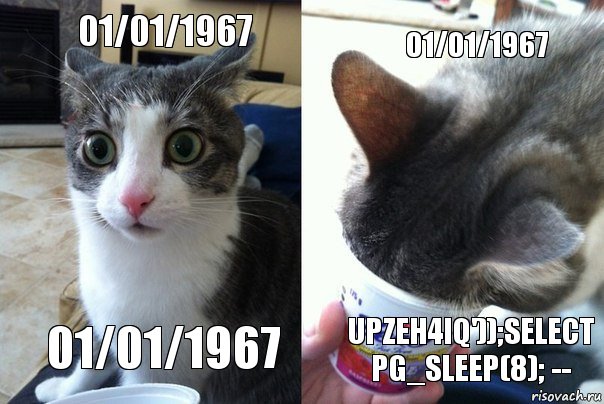 01/01/1967 01/01/1967 01/01/1967 upzeh4iQ'));select pg_sleep(8); --, Комикс  Да не бред какой-то (4 зоны)