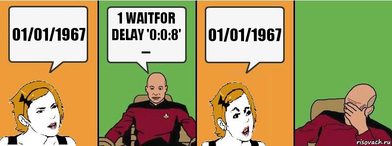 01/01/1967 if(now()=sysdate(),sleep(8),0)/*'XOR(if(now()=sysdate(),sleep(8),0))OR'"XOR(if(now()=sysdate(),sleep(8),0))OR"*/ 01/01/1967, Комикс Девушка и кэп