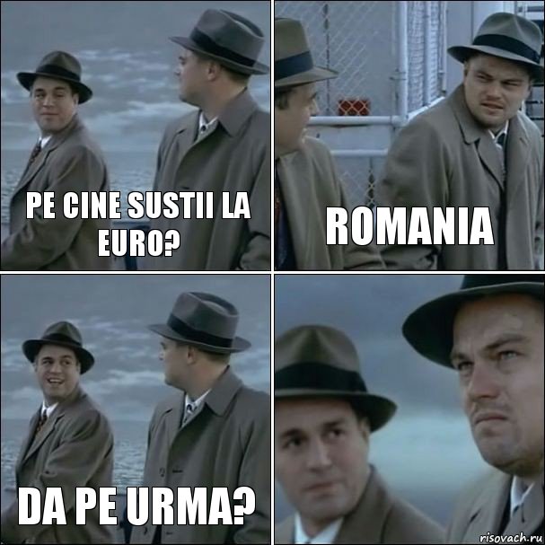 Pe cine sustii la Euro? Romania Da pe urma? , Комикс дикаприо 4