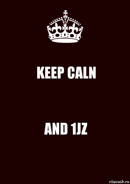 KEEP CALN AND 1JZ, Комикс keep calm