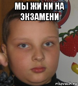 мы жи ни на экзамени 