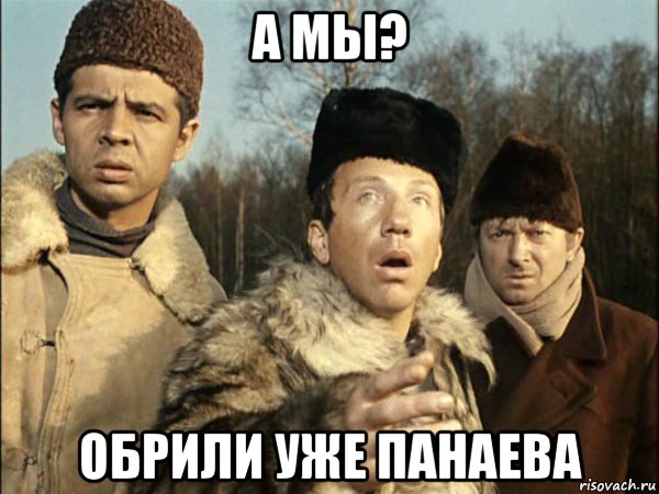 а мы? обрили уже панаева, Мем Обрили уже