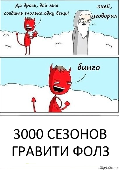 3000 сезонов Гравити Фолз