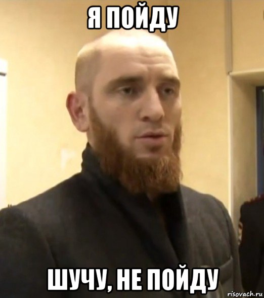 я пойду шучу, не пойду