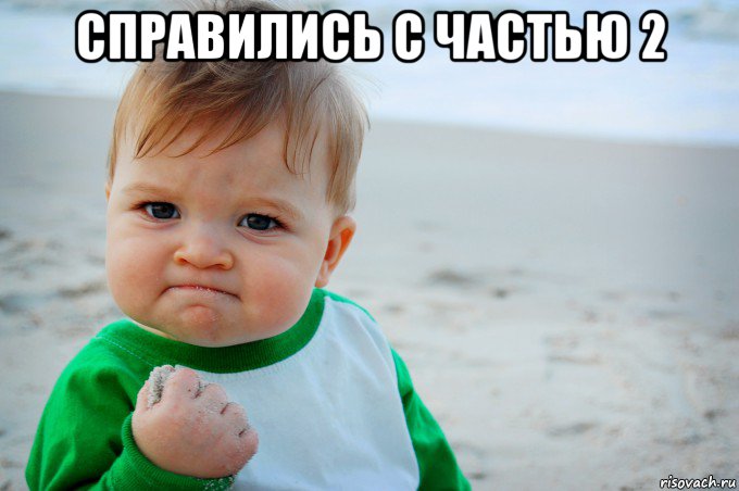 справились с частью 2 , Мем Success Kid