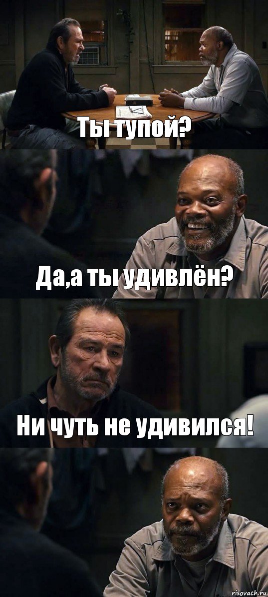 Ты тупой? Да,а ты удивлён? Ни чуть не удивился! , Комикс The Sunset Limited