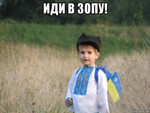 иди в зопу! , Мем Украина - Единая