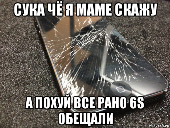 сука чё я маме скажу а похуй все рано 6s обещали, Мем узбагойся