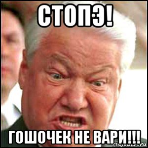 стопэ! гошочек не вари!!!, Мем Ельцин