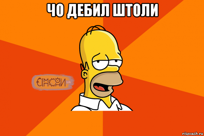 чо дебил штоли 