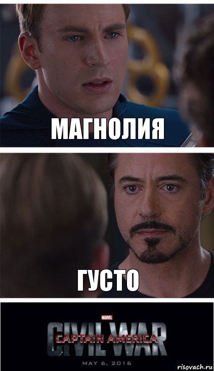 магнолия густо