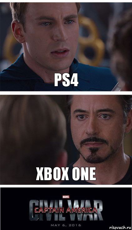 PS4 xbox one, Комикс   Гражданская Война