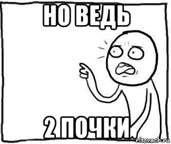 но ведь 2 почки