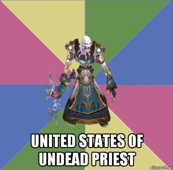  united states of undead priest, Мем прист андед