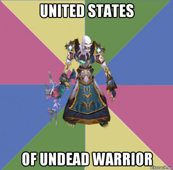 united states of undead warrior, Мем прист андед