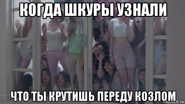когда шкуры узнали что ты крутишь переду козлом, Мем Шкуры узнали