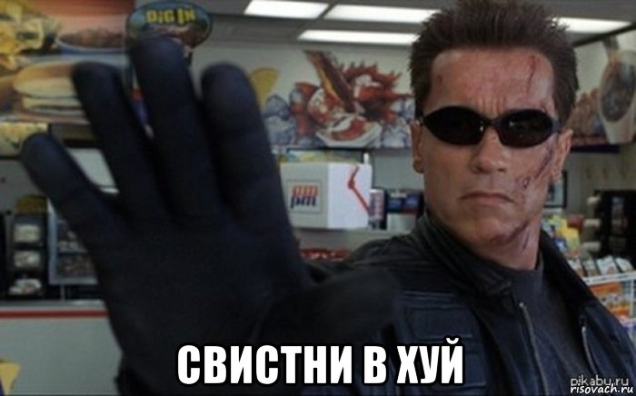  свистни в хуй, Мем Терминатор