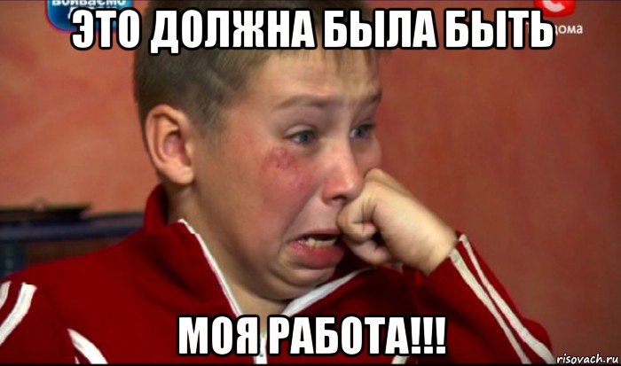 это должна была быть моя работа!!!, Мем  Сашок Фокин