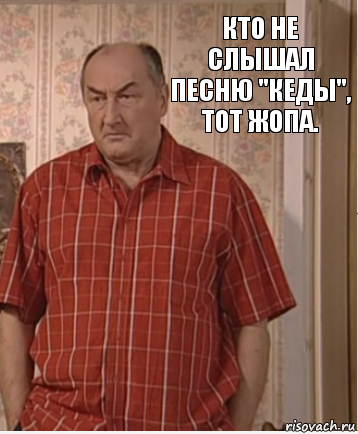 Кто не слышал песню "Кеды", тот жопа., Комикс Николай Петрович Воронин