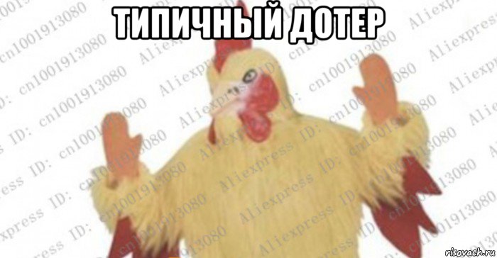 типичный дотер , Мем Алиэкспресовый петух