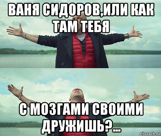 ваня сидоров,или как там тебя с мозгами своими дружишь?..., Мем Безлимитище