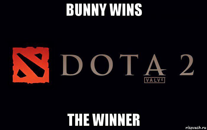 bunny wins the winner