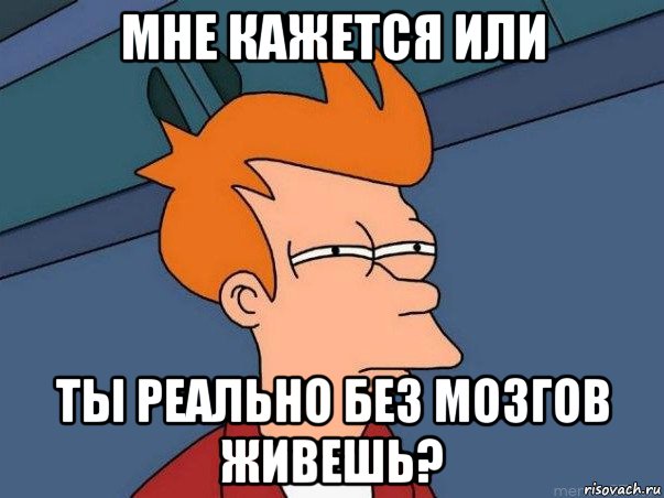 мне кажется или ты реально без мозгов живешь?, Мем  Фрай (мне кажется или)