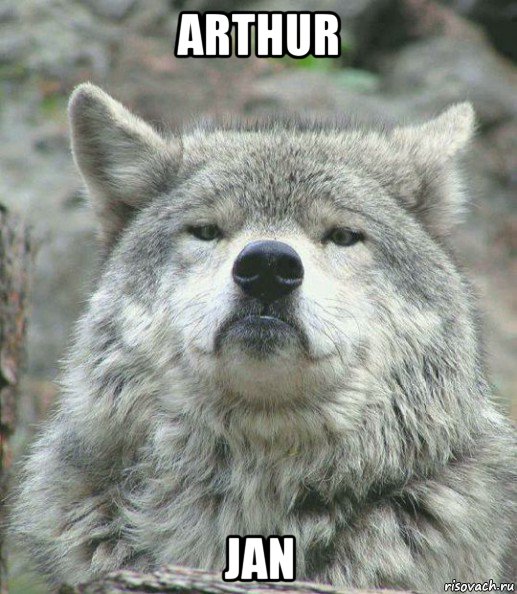 arthur jan, Мем    Гордый волк