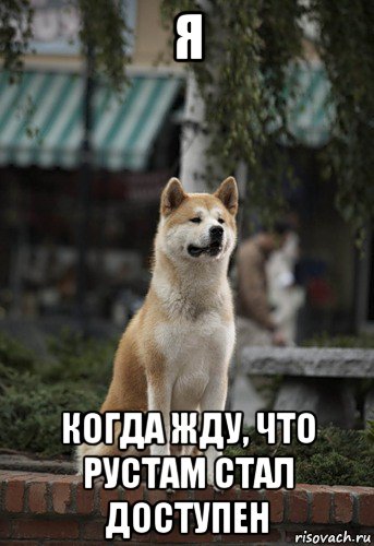 я когда жду, что рустам стал доступен, Мем хатик