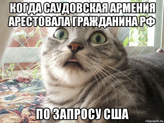 когда саудовская армения арестовала гражданина рф по запросу сша