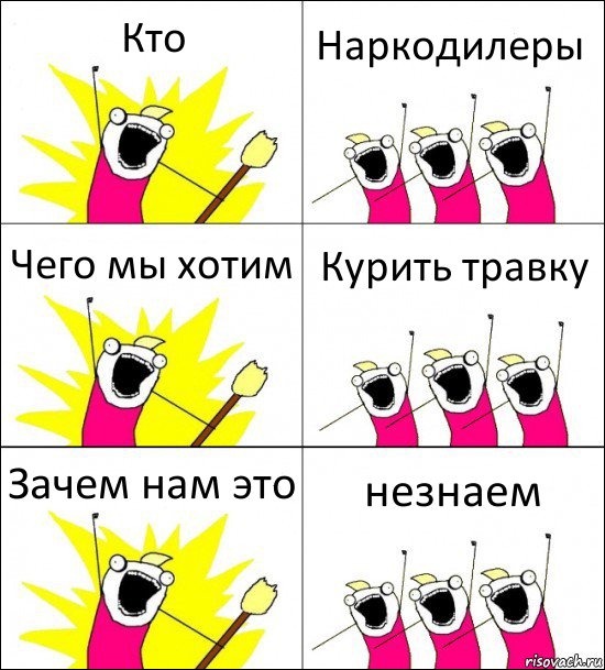 Кто Наркодилеры Чего мы хотим Курить травку Зачем нам это незнаем, Комикс кто мы