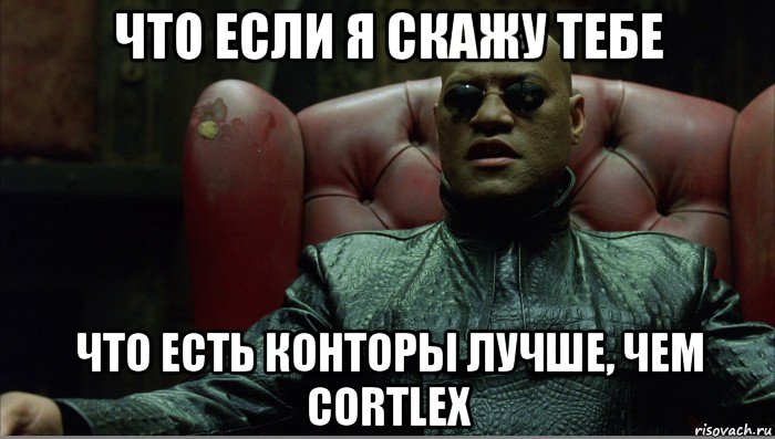 что если я скажу тебе что есть конторы лучше, чем cortlex